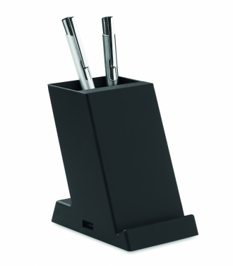 Logo trade promotional giveaway photo of: Wireless charger ABS 15W