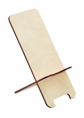 Logotrade advertising product image of: Birch Wood phone stand