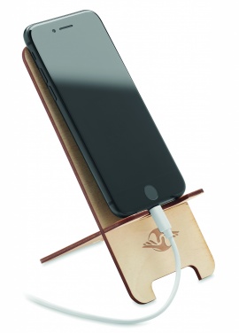 Logotrade promotional merchandise image of: Birch Wood phone stand