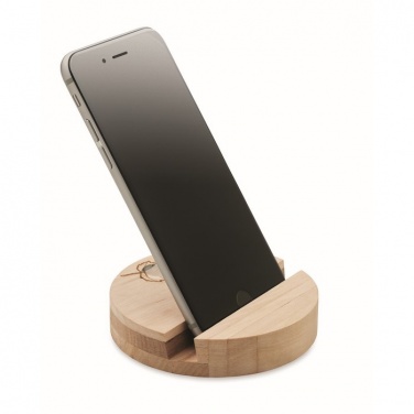 Logotrade advertising product picture of: Birch Wood phone stand