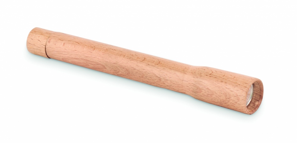 Logo trade advertising products image of: Wooden torch with COB light