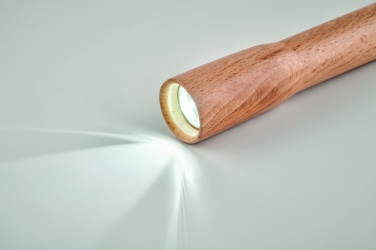 Logo trade promotional giveaways picture of: Wooden torch with COB light