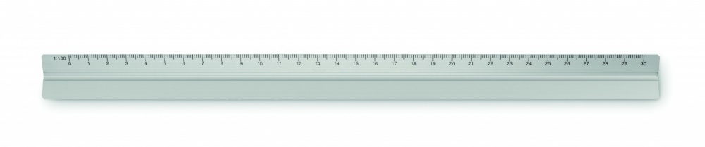 Logo trade corporate gifts picture of: 30cm Ruler in aluminium
