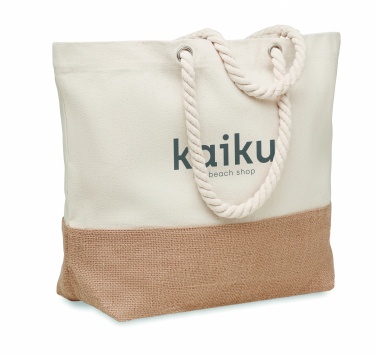 Logo trade promotional products picture of: Canvas beach bag 280 gr/m²