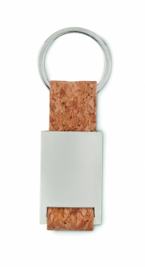 Logo trade promotional merchandise photo of: Key ring with cork webbing Kerava