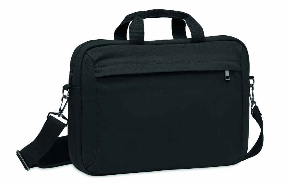 Logo trade promotional products picture of: Laptop bag in washed canvas