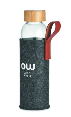 Logo trade promotional merchandise image of: Glass bottle 500 ml