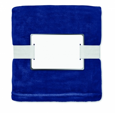 Logo trade promotional items image of: RPET fleece blanket 280 gr/m²