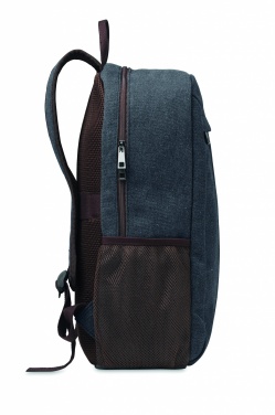 Logo trade promotional products image of: Laptop backpack in canvas