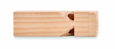 Logo trade promotional merchandise image of: Wooden train whistle