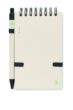 Logo trade promotional products picture of: A6 milk carton notebook set