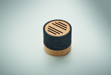Logo trade advertising product photo of: Bamboo RPET wireless speaker