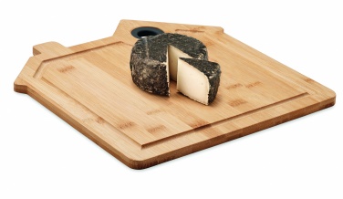 Logo trade promotional giveaways picture of: Bamboo house cutting board