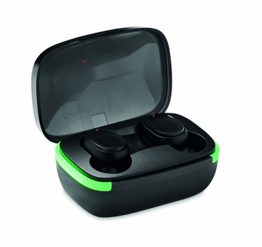Logo trade promotional item photo of: TWS earbuds with charging case