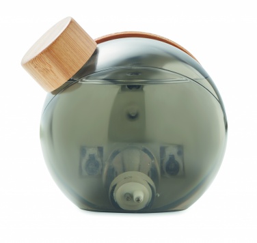 Logo trade business gift photo of: Water powered bamboo LCD clock