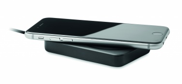 Logo trade promotional items image of: Magnetic wireless charger 15W powerbank 5000 mAh