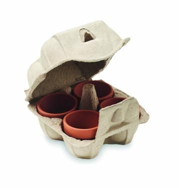 Logotrade promotional giveaway picture of: Egg carton growing kit
