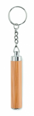 Logo trade advertising products picture of: Mini bamboo torch with keyring