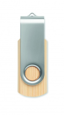 Logo trade promotional gifts picture of: Techmate bamboo USB 16GB       MO6898-40