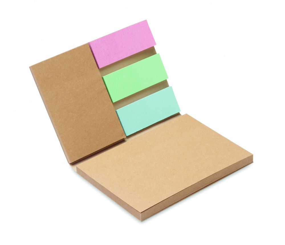 Logo trade promotional giveaways picture of: Recycled paper memo set