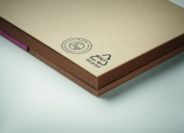 Logotrade promotional item picture of: Recycled paper memo set