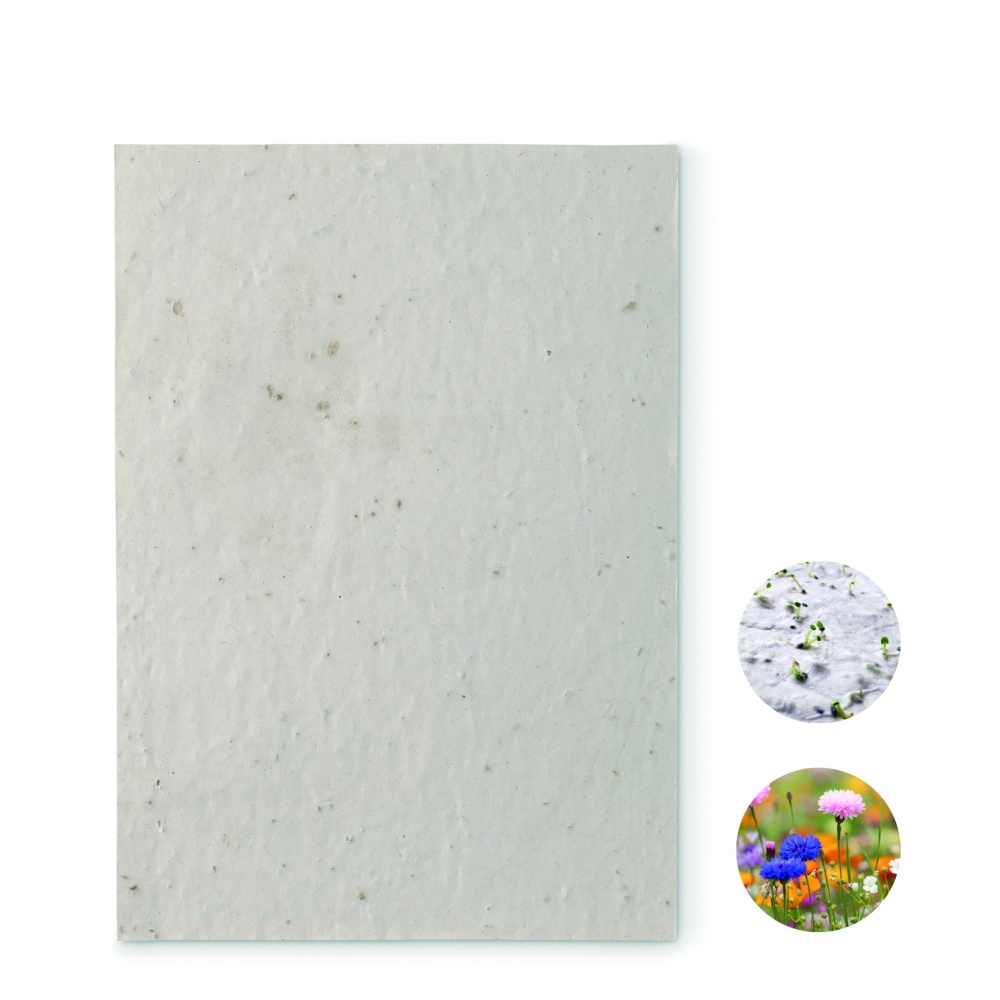 Logotrade promotional merchandise photo of: A5 wildflower seed paper sheet