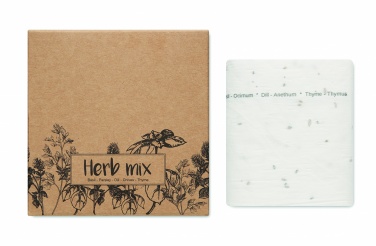 Logo trade corporate gift photo of: Herb seeds tape 3 meter