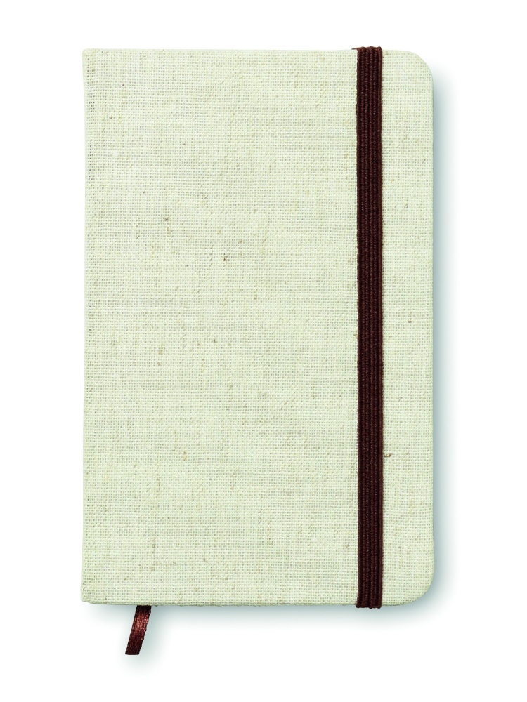 Logotrade corporate gift picture of: A6 canvas notebook lined