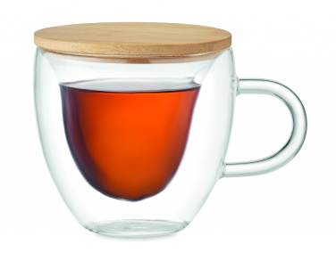 Logotrade promotional giveaway picture of: Double wall borosilicate glass