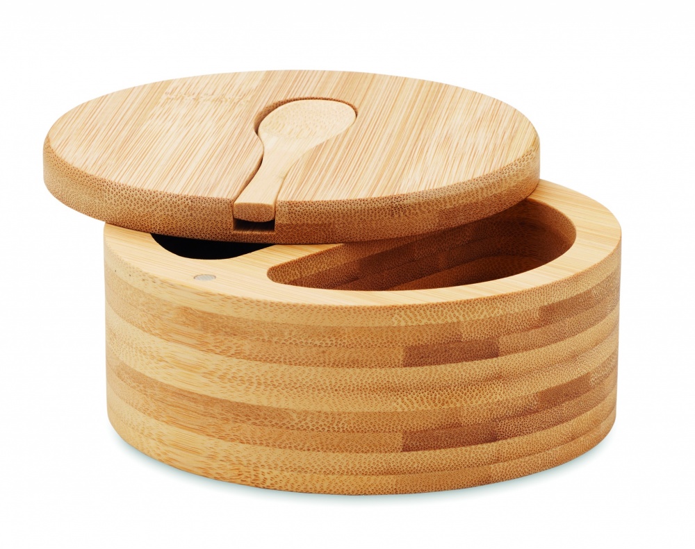 Logotrade business gift image of: Salt and pepper bamboo box