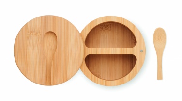 Logo trade promotional items picture of: Salt and pepper bamboo box