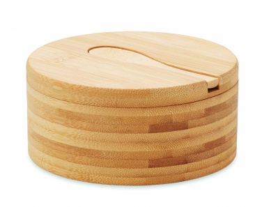 Logo trade promotional merchandise picture of: Salt and pepper bamboo box