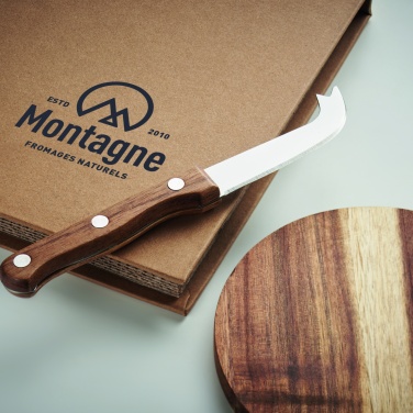 Logotrade promotional gift image of: Acacia cheese board set Dresden