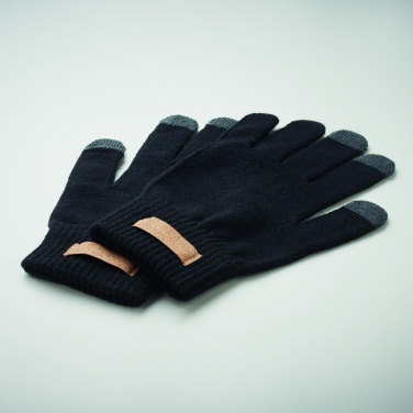 Logotrade promotional merchandise picture of: RPET tactile gloves