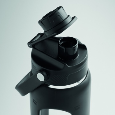 Logotrade promotional items photo of: Glass bottle with sleeve 750 ml