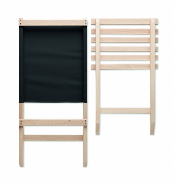 Logotrade promotional merchandise picture of: Foldable wooden beach chair