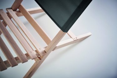 Logotrade promotional gift picture of: Foldable wooden beach chair