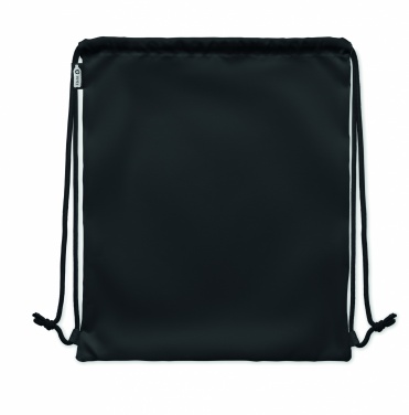 Logotrade promotional gift picture of: Large drawstring bag 300D RPET