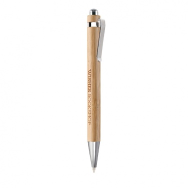 Logotrade corporate gift image of: Bamboo automatic ball pen