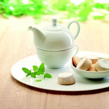 Logo trade advertising products picture of: Teapot and cup set 400 ml