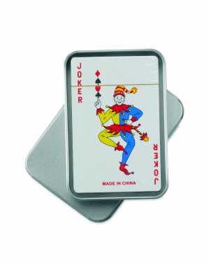Logotrade promotional gift picture of: Playing cards in tin box