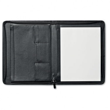 Logo trade advertising products image of: A4 leather conference folder