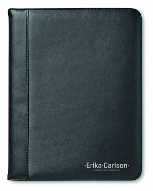 Logo trade corporate gift photo of: A4 leather conference folder