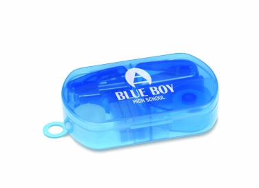 Logo trade promotional merchandise picture of: Stationery set in plastic box