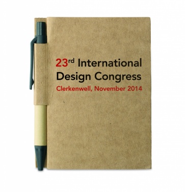 Logotrade advertising product image of: Recycled notebook with pen