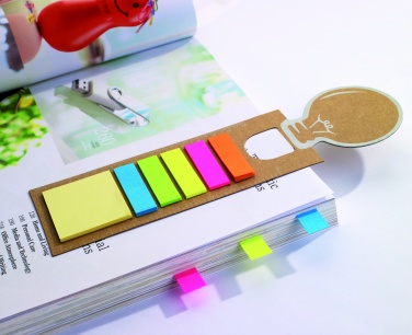 Logo trade advertising product photo of: Bookmark with sticky memo pad