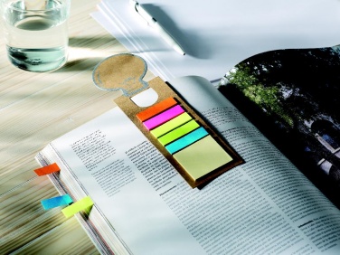 Logotrade business gift image of: Bookmark with sticky memo pad