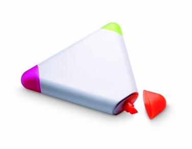 Logo trade promotional giveaway photo of: Triangular highlighter