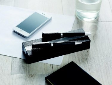 Logo trade promotional gifts picture of: Pen and roller in paper box