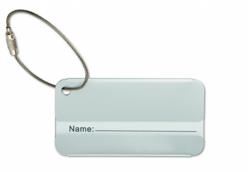 Logotrade promotional merchandise photo of: Aluminium luggage tag